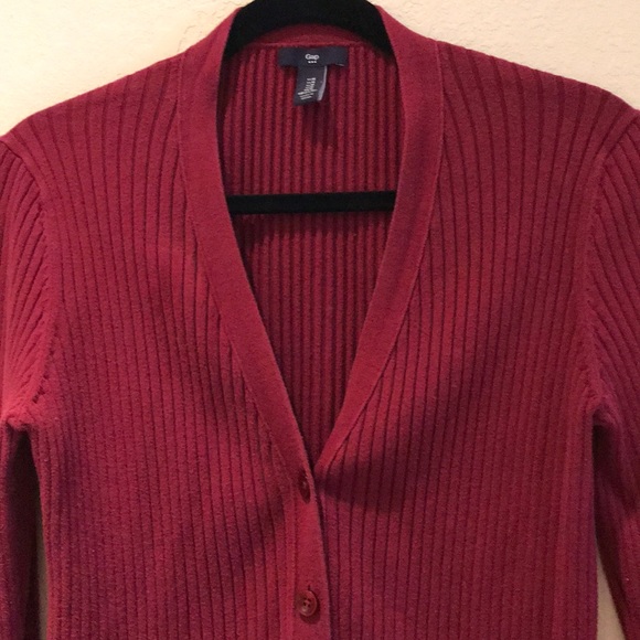 Maroon Button up - Picture 3 of 3